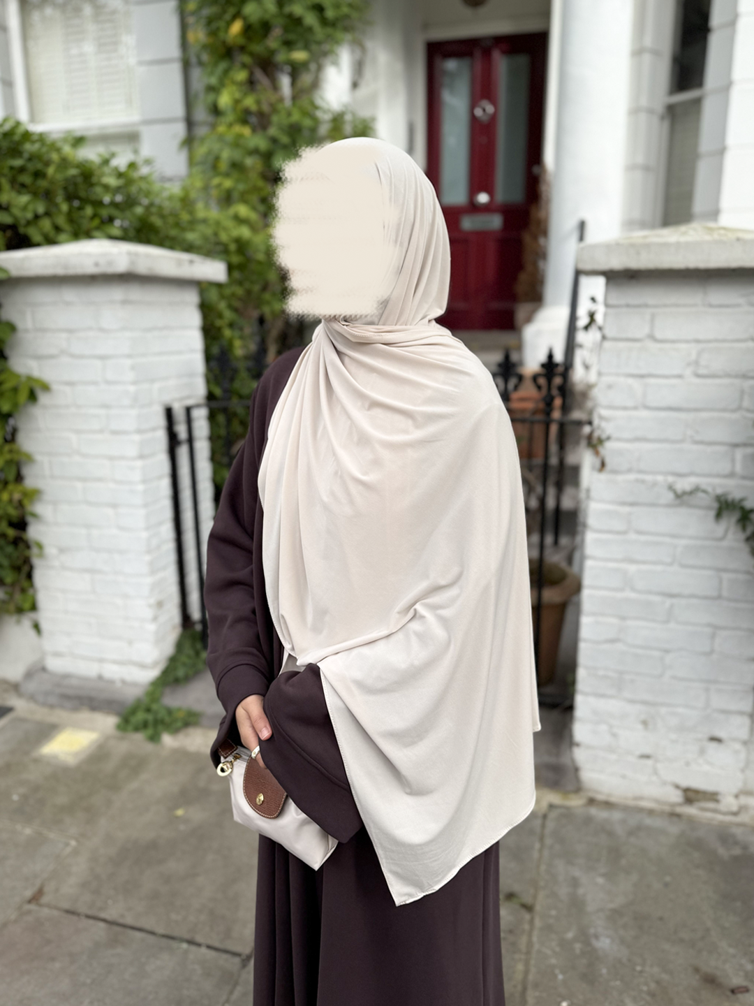 Premium Jersey Hijab - Cream