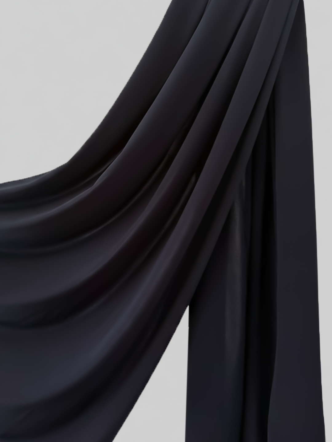 Premium Jersey Hijab - Navy