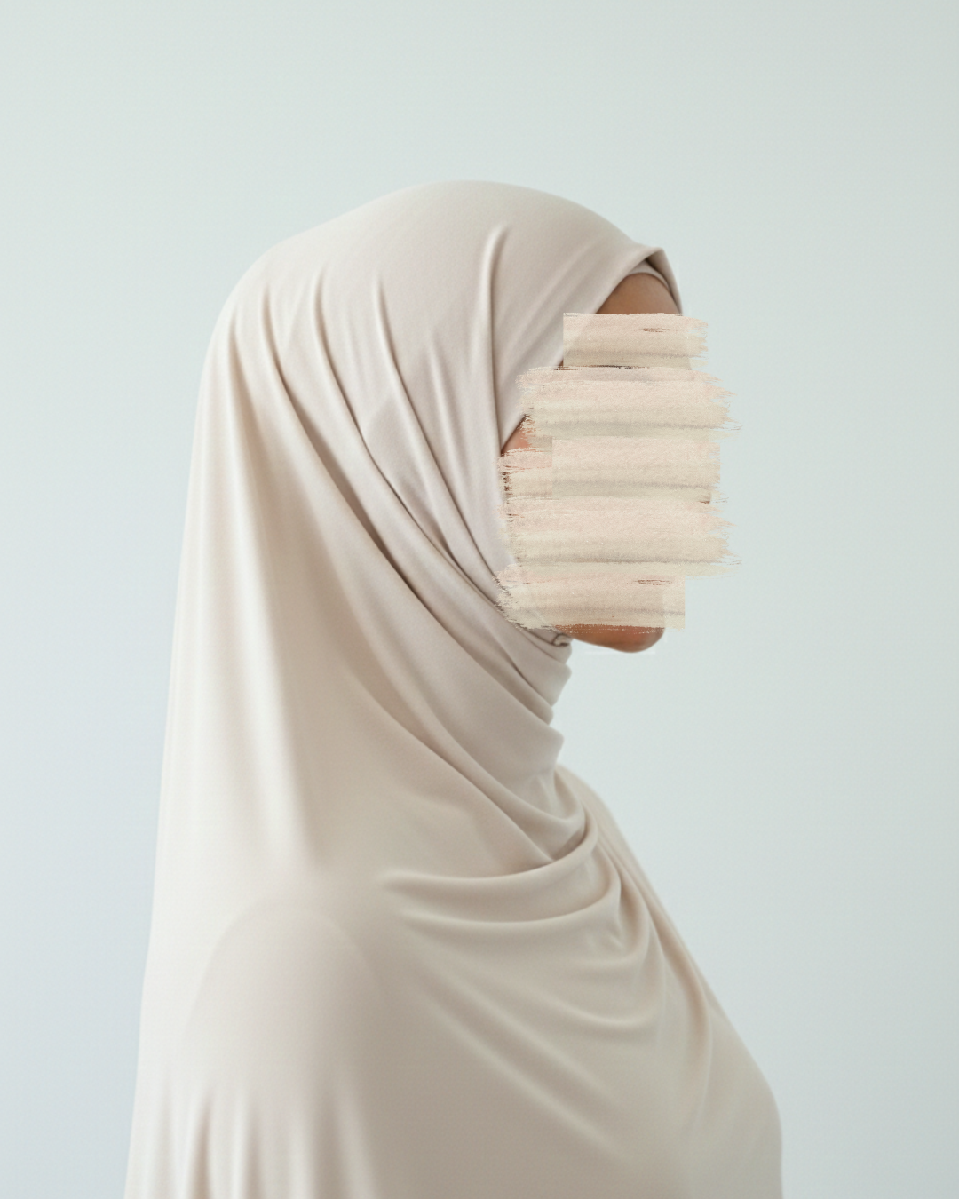 Premium Jersey Hijab - Cream