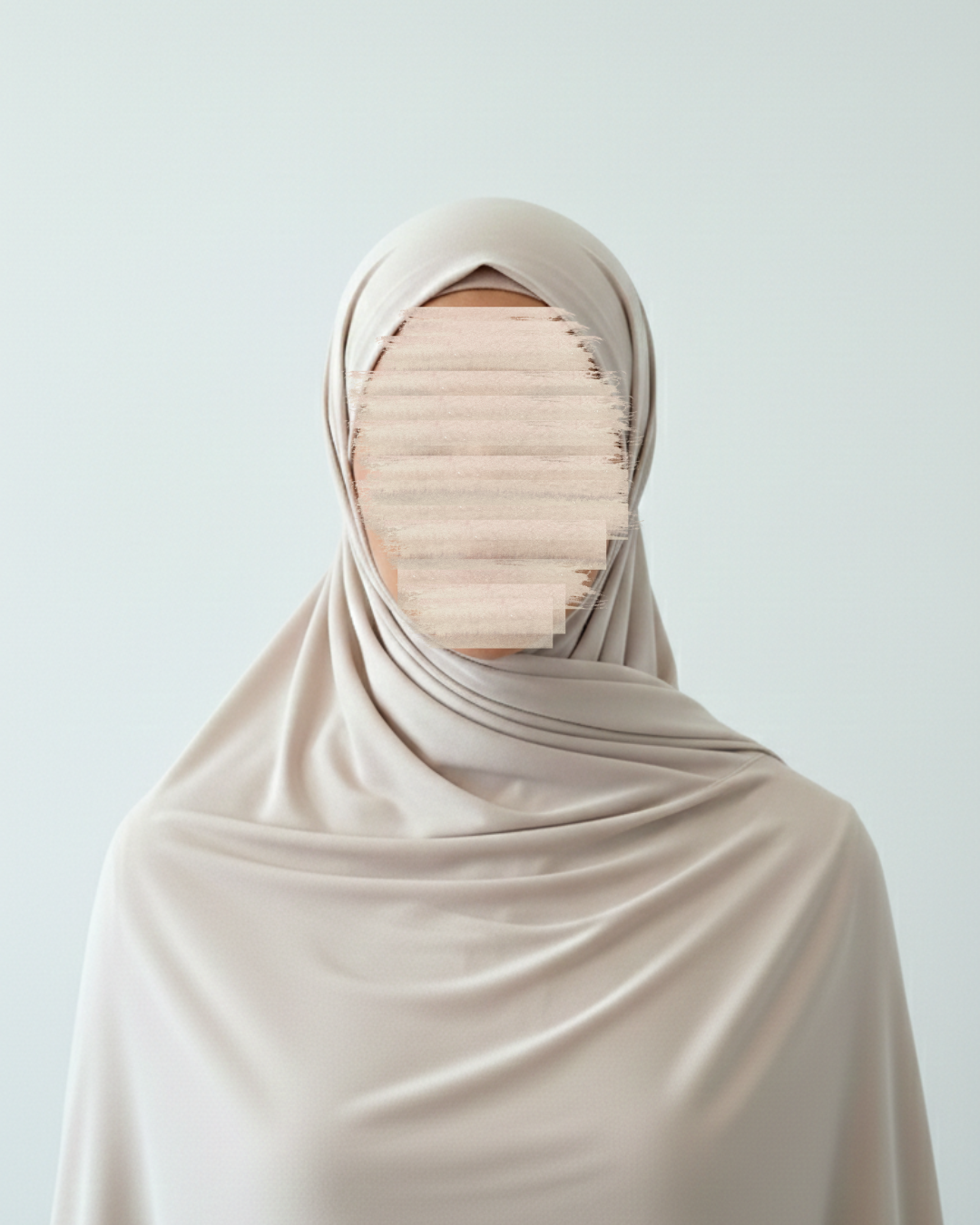 Premium Jersey Hijab - Cream