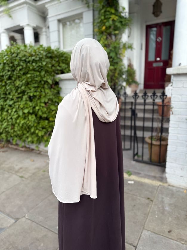 Premium Jersey Hijab - Cream