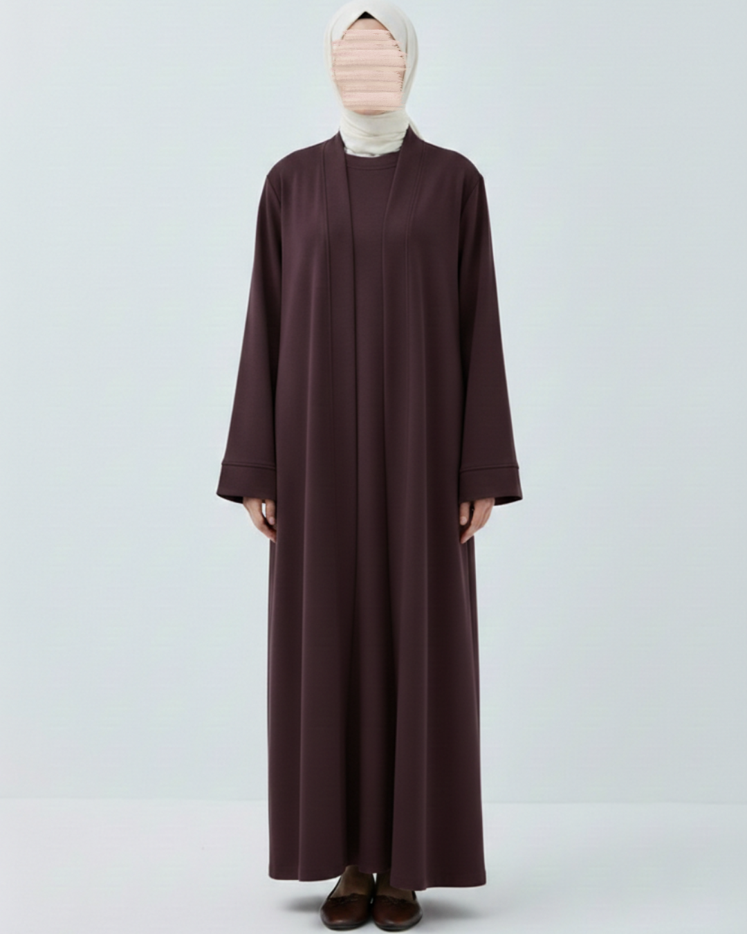 Serene Abaya Set 2-Piece -Mocha