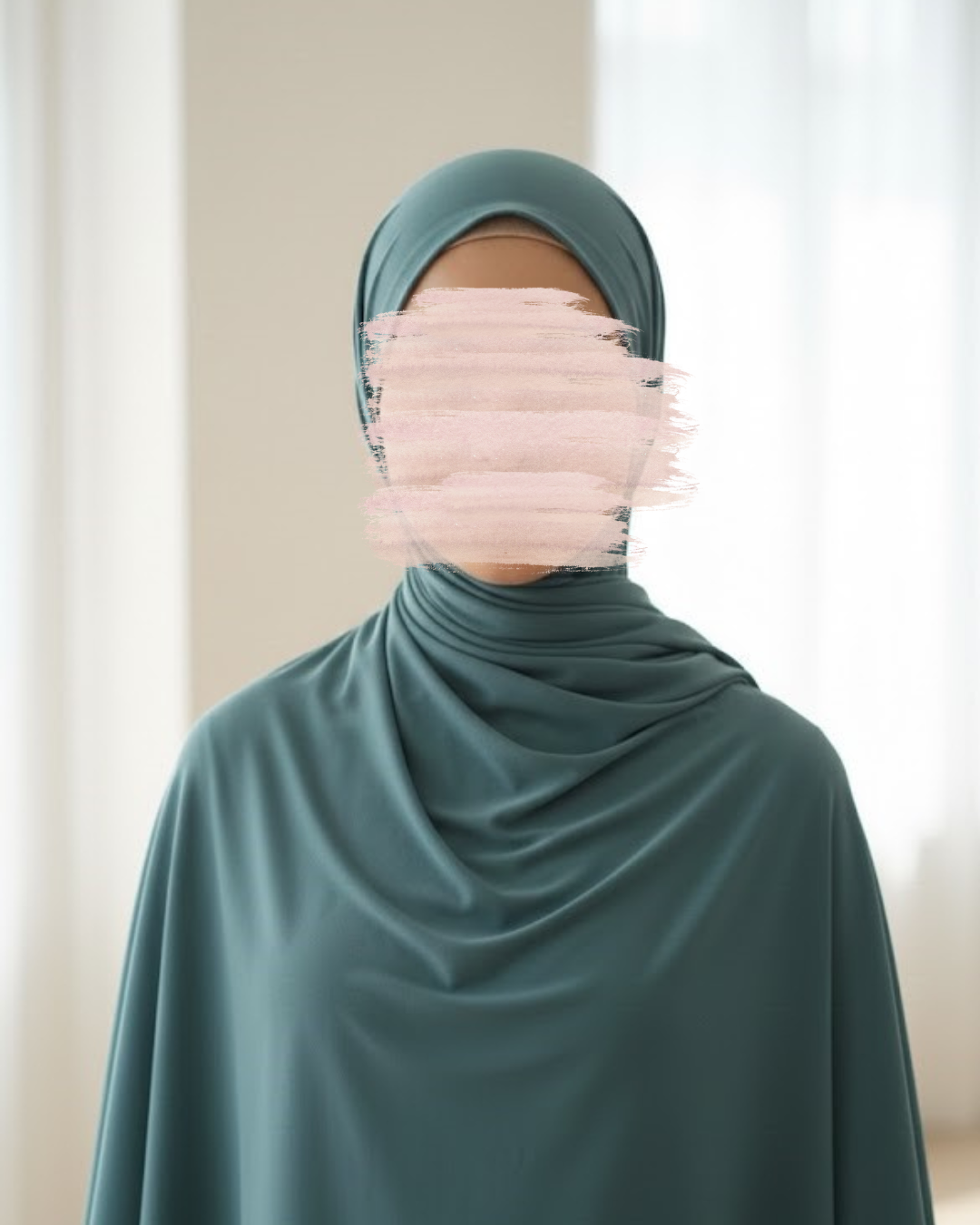 Premium Jersey Hijab - Duck egg blue