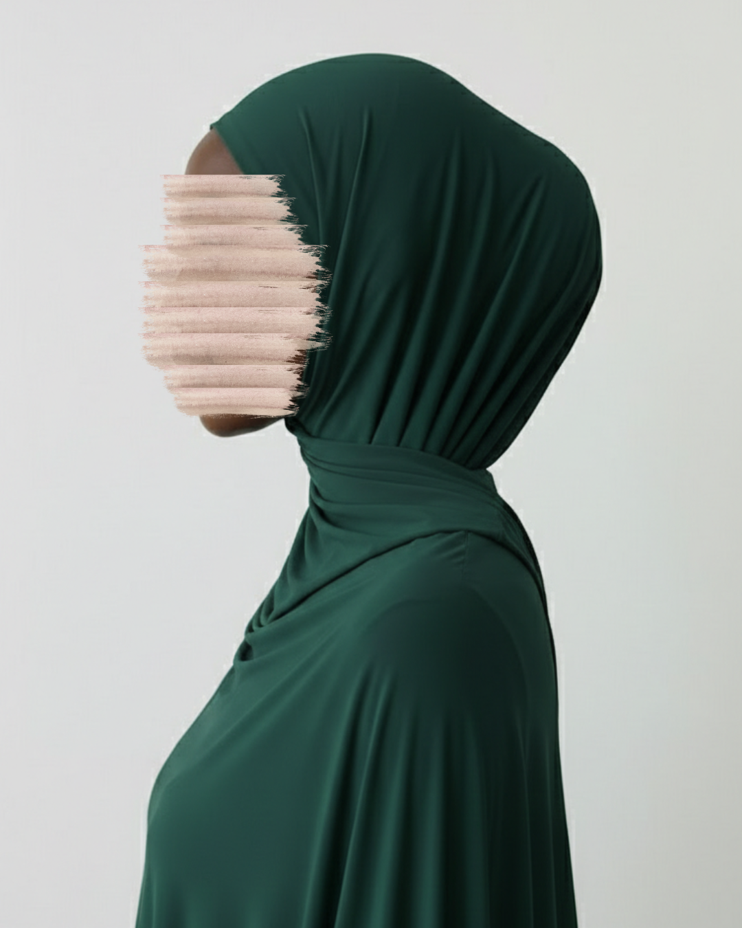 Premium Jersey Hijab - Emerald green