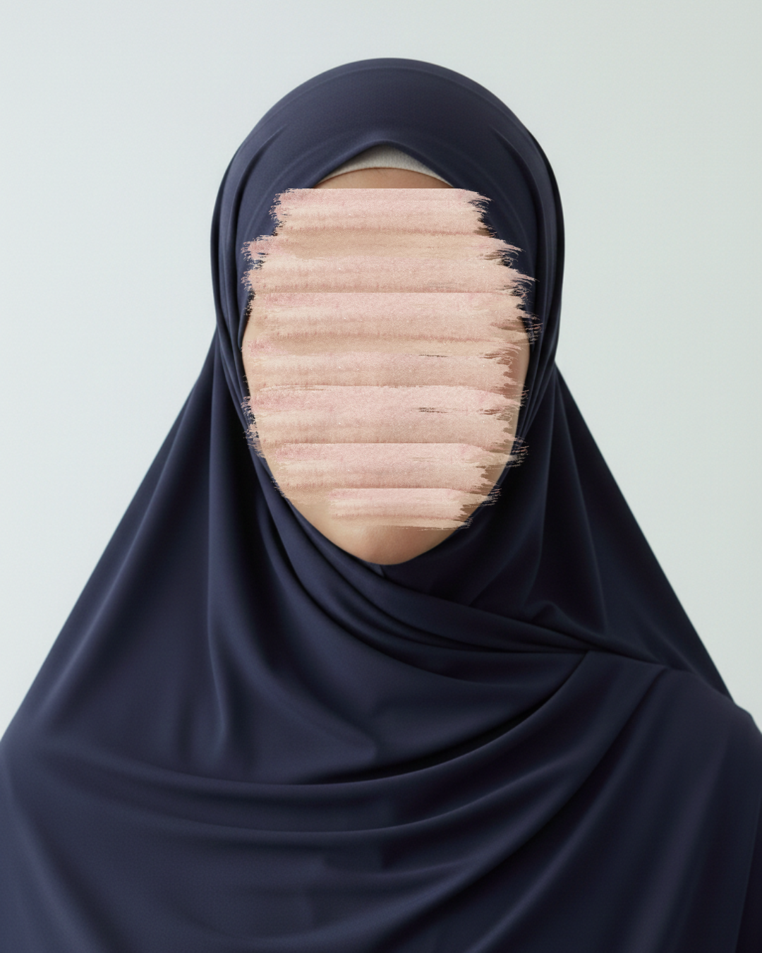 Premium Jersey Hijab - Navy